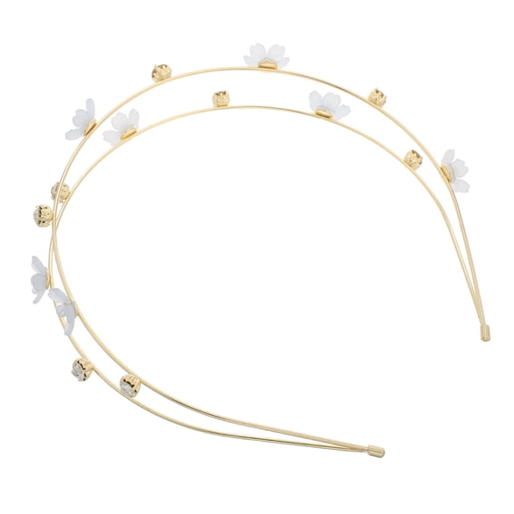 HOMEMAXS  Men and Women's Headdress Flower Rhinestone Headband