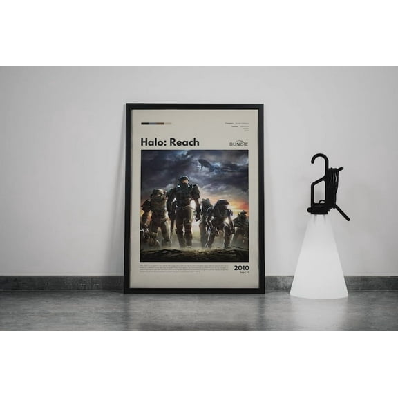 Zuno Halo-Reach Poster, Gaming Room Poster, Gaming Wall Poster, Gaming Print Poster, Game Gift, Games Poster, Gaming Wall Art, 8x12 UNFRAMED