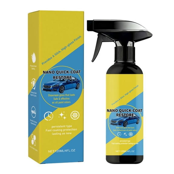 Nano Quick Coat Restore Coating Spray, 2026 Advanced Automobile Quick-Acting Coating Agent for Car, Long-Lasting Car Showroom Gloss with Dust Proof and Glazing Effects