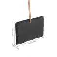 thumbnail image 2 of Garden Plant Identify Board Plant Name Tag Slate Label Garden Label With Hanging Rope, 2 of 4