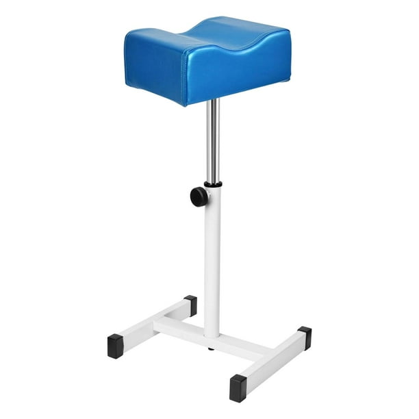 Reposapiés para manicura y pedicura, taburete de belleza para uñas, reposapiés antideslizante y resistente. Azul