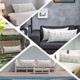 thumbnail image 6 of Spring Floral Body Pillow Covers 20"x60", Colorful Watercolor Botanical Summer Soft Brushed Microfiber Breathable Throw Pillow Covers, Pillowcase with Zipper for Couch Sofa Bedroom Living Room, 6 of 9