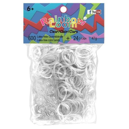 Rainbow Loom JELLY Clear Rubber Bands