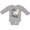 AC-Heather Grey, variant on Inktastic Gigi's You Say Alpaca My Bags Boys or Girls Long Sleeve Baby Bodysuit