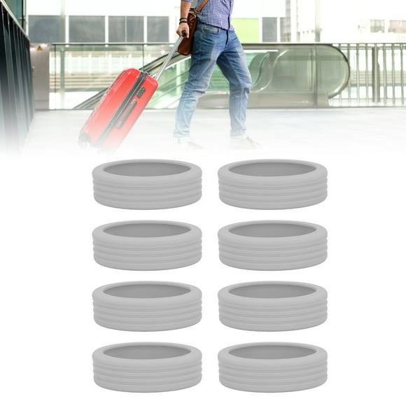 8 Fundas Protectoras para Ruedas de Equipaje, De Silicona, Con Reducció de Ruido, Para Maletas, Para Repuesto