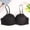 a-Black, variant on Women’s Bras Wireless Comfy Push up Bralette Back Closure Full Cup Spaghetti Strap Bras
