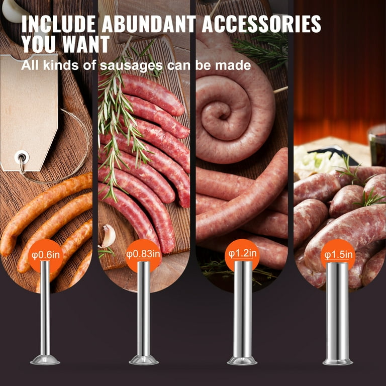 BENTISM Electric Sausage Stuffer 15L Variable Speed Sausage Maker Stainless Steel Walmart