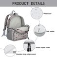 thumbnail image 4 of Animal Beagle Cute Dog Backpack Backpack for School,Cute School Bag,Schoolbag with Adjustable Shoulder Straps & Padded Back,13.8"x11.4"x6", 4 of 6