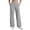 Gray, variant on KLHDSF Womens Solid Elastic Waist Pocket Joggers Lightweight Polyester Casual Pants Black L