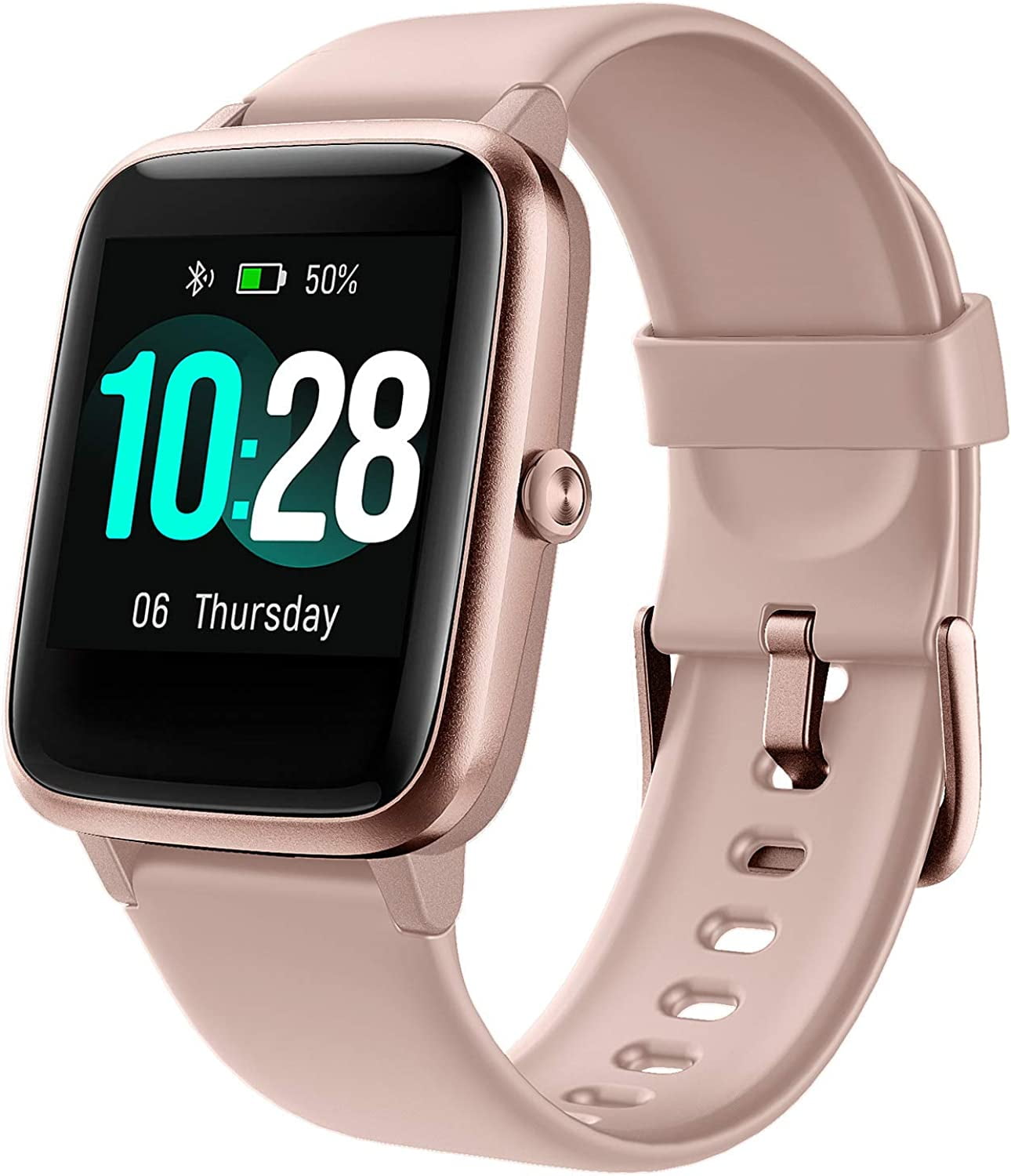 Correa de repuesto de silicona suave pulsera deportiva ajustable para reloj inteligente de 19 mm xiaomi haylou ls01 reloj inteligente willful ip68 id205 id205l id205u id205s id205g polvo Walmart en li...