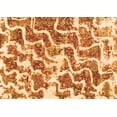 thumbnail image 1 of Ahgly Company Indoor Rectangle Abstract Orange Modern Area Rugs, 3' x 5', 1 of 4