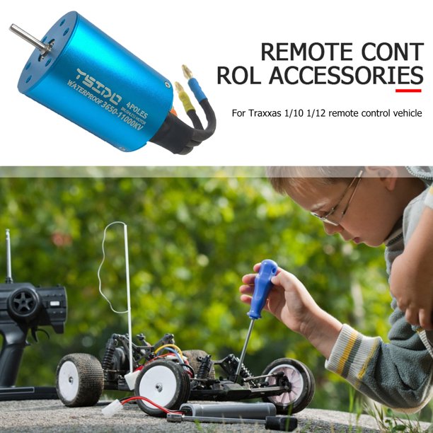 YSIDO 1200W impermeable 3650 Motor sin escobillas para Wltoys 1/10 1/12 piezas de coche RC