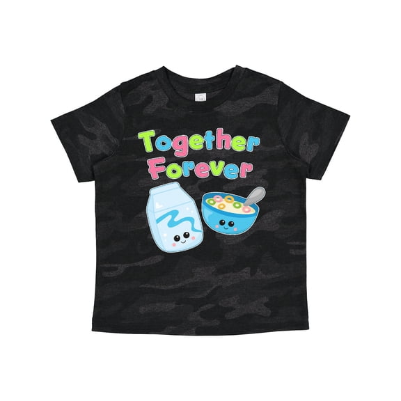 Inktastic Together Forever- Milk and Cereal Boys or Girls Toddler T-Shirt