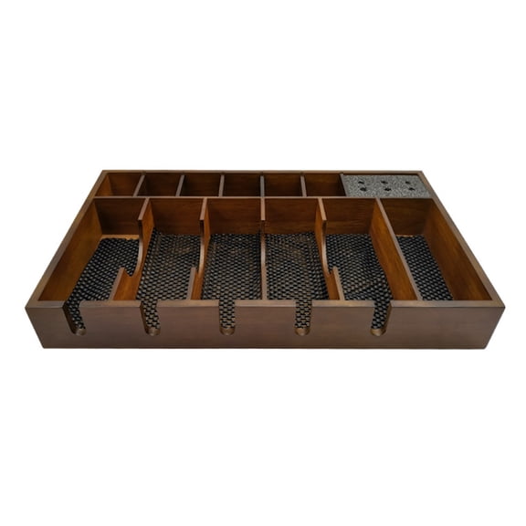 1Pc Vintage Oil Hair Tool Wooden Rack Tray Hair Salon Storage Box
