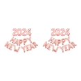 thumbnail image 4 of Transemion Safe And Easy Inflation Happy New Year Balloon Setup For Fun-filled Celebration Rose Gold 2Set, 4 of 6