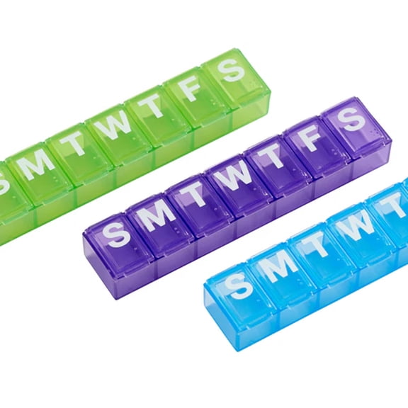 Ezy Dose 7 Day Pill Organizer 67005 6 per Pack