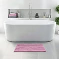 thumbnail image 2 of Chenille Bathroom Rugs Mat 32"x20", Non-Slip Bath Mat for Bathroom Floor & BathTub, Washable Shower Shag Bath Rugs, Soft Fluffy Thick Water Absorbent Microfiber Shower Mat, Bubblegum Pink, 2 of 6