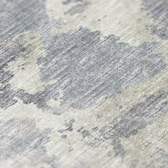 Addison Rugs Indoor/ Outdoor Accord Modern Polyester Washable Rug New 1'8" x 2'6" - Grey