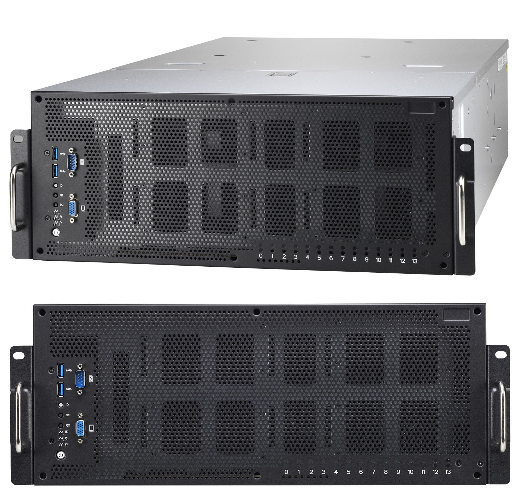 Serveur Tyan Thunder HX FT77D-B7109 4U : 2x Xeon Silver 4110, 64GB RAM, Prêt Pour 8 GPU