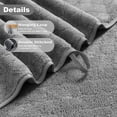 thumbnail image 6 of Smuge 18 Pcs Bath Towel Sets, Include 6 Bath Sheet Towels, 6 Hand Towels, 6 Washcloths, Soft Microfiber Highly Absorbent Shower Towel for Bathroom Gym Spa(Dark Gray), 6 of 7