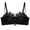 Black, variant on Large Size Comfortable Breathable Underwear Smooth Bra Bra's for Women, Size 32