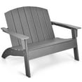 thumbnail image 6 of Gymax Set of 2 Adirondack Chair Patio HDPE Adirondack Loveseat Bench Weather Resistant, 6 of 7