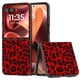 thumbnail image 1 of For Motorola Razr 60 Ultra 5G Case Black Edge Leather+PC Leopard Pattern Phone Cover - Champagne Gol, 1 of 4