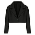 thumbnail image 5 of Luxalzxs Women's Cropped Blazers & Suit Jackets Business Casual Blazers Long Sleeve Open Front Work Suit Office Blazer Jackets, 5 of 5