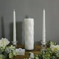 thumbnail image 4 of Hosley 11.5 inch High, White Wedding Unity Candle Set, 4 of 4