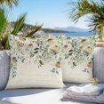thumbnail image 3 of Throw Pillow Covers 20x20 Inch Set of 2, White Daisy Waterproof Outdoor Pillow Covers, Spring Floral Eucalyptus Leaves Summer Botanical Decorative Cushion Pillowcases for Couch, Sofa, Bed, Patio, 3 of 9