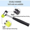 thumbnail image 4 of Ring Making Tools Uk Ring Sizer Gauge With Ring Mandrel Rubber Hammer Repair - This Ring Making Tool Set Includes A Ring Sizer Gauge, Ring Mandrel, An, 4 of 5