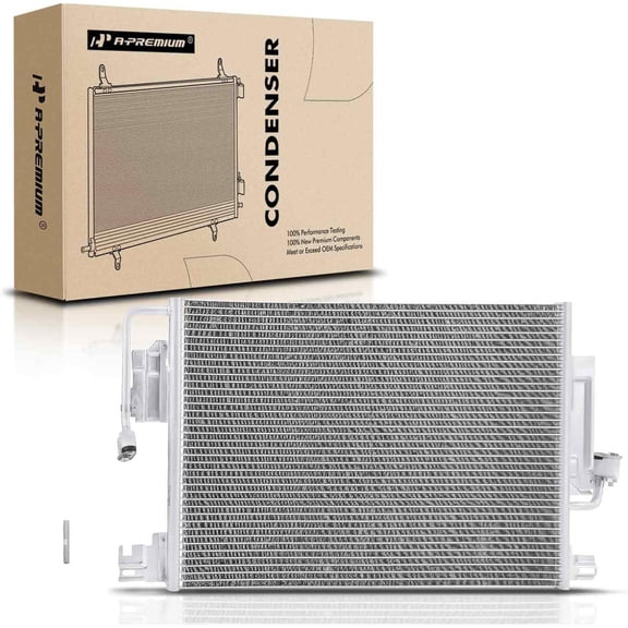 A-Premium Air Conditioning A/C Condenser Compatible with Saturn Vue 2004-2007 2.2L 2.4L, Replace# 3367, 15807010, 22722064