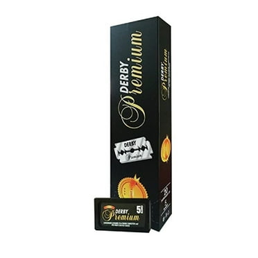 Derby Premium Double Edge Razor Blades (black)-100 Blade Pack