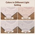 thumbnail image 7 of Design&I 2'x3' Washable Accent Rug Pet Friendly & Non-Slip Built-In Grip Purple Boho Abstract Watercolor Scroll Vintage Trellis Distressed for Kitchen, Station, 7 of 7