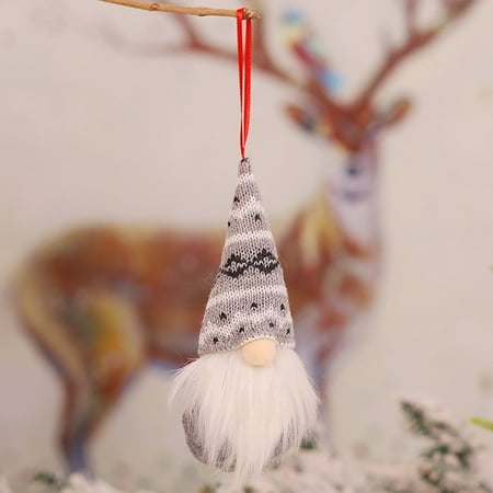 

Home Decor Christmas ball hat faceless baby pendant creative old man dwarf Rudolph doll Decorations