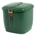 thumbnail image 3 of Fancyes Grain Rice Container Grain Rice Storage Green Dispenser Bucket Pantry Store Pet Food Storage Box Flour Bin Food Grain Box Bin L, 3 of 8