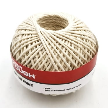 Hyper Tough 420 feet Cotton Household Twine, Natural Color