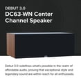 thumbnail image 2 of Altavoz de canal central ELAC Debut 3.0 DC63-WN Walnut, 2 of 6