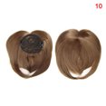 thumbnail image 2 of CAROOTU Seamless Silks-Base Hair Topper Fringe Hairpiece Straight Clip in Forehead Topper with Wispy Bangs, 2 of 6