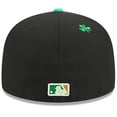 thumbnail image 4 of Men's New Era  Black New York Yankees 2026 St. Patrick's Day 59FIFTY Fitted Hat, 4 of 5