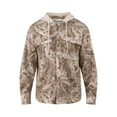 thumbnail image 5 of No Boundaries Men's & Big Men's Polar Fleece Hooded Button Up Jacket, Sizes XS-5XL, 5 of 5