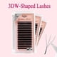 thumbnail image 1 of Goddess 3D/4D/5D W Shape pestañas 4D Premade Fan Lash Extensions 0.07 C/D Curl Natural Soft High Quality Idividual Lashes Dengxun unisex, 1 of 2