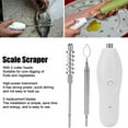 thumbnail image 2 of Electric Vegetable Corer, Handheld Kitchen Zucchini Digging Corer, Rechargeable Stainless Steel Fruit Seafood Corer With 2 Heads, Scraping Scale & Descaling Tool, 2 of 7