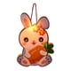 thumbnail image 2 of Linterna 3D DIY Kits de artesanía forma animal linterna china lámpara colgante iluminación LED con zanahoria, 2 of 8
