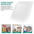 thumbnail image 4 of Raindrops Transparent Closet Shelf Separators Acrylic 3Pcs 12X12X0.04In, 4 of 6