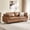 Saddle, variant on ReNest Oversized 2-Piece Modular Sofa with Solid Wood Legs, Down-Blend Cushions, Top Grain Leather, Saddle, 92.1"W
