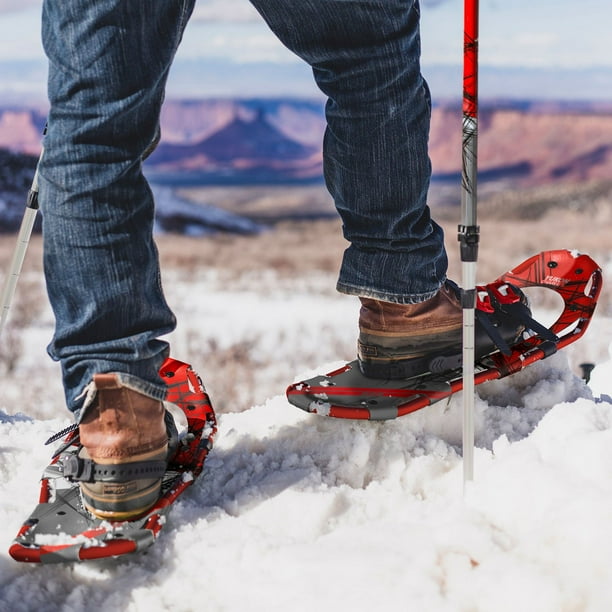 Yukon Charlie's スノーシュー　キット　825 収納袋付き Yukon Charlie's Snowshoe Kit, Assorted Sizes - Samsclub.com