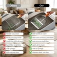 thumbnail image 3 of 1 Pack Extra-Thick Stainless Steel Cat Litter Scoop with Holder, Heavy Duty Metal Poop Scooper for Multi-Cat Households(Scoop+Holder), 3 of 7
