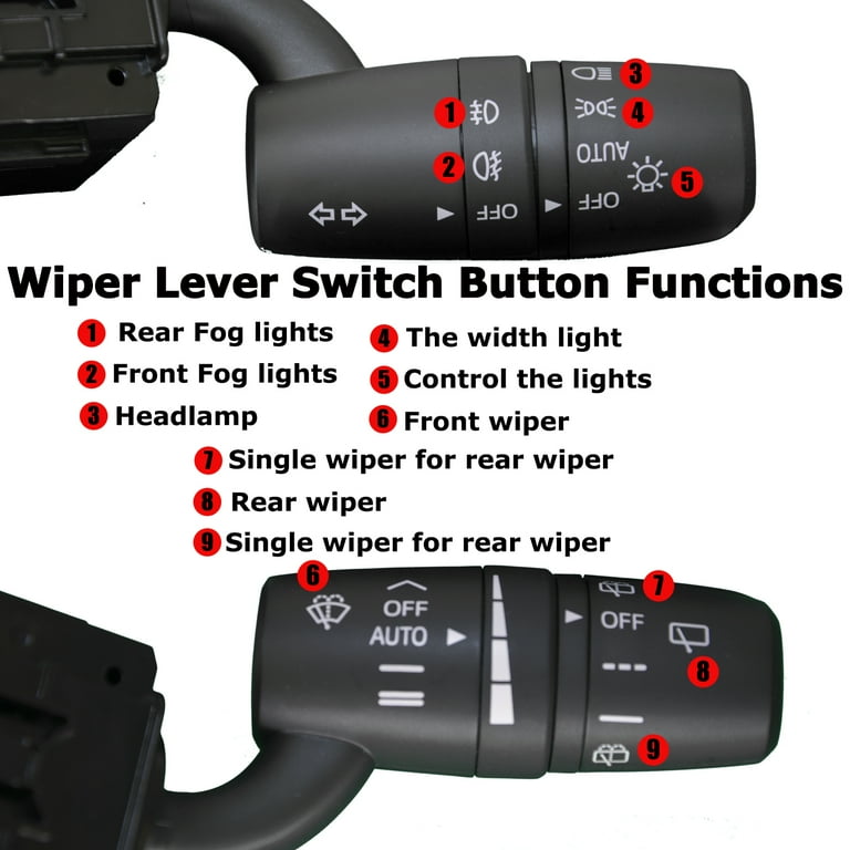 Upgraded Version Simulator Steering Wheel Turn Signal Wiper Switch