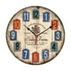 thumbnail image 2 of Reloj de pared de de de , sin tictac, reloj de grande, relojes de 12 "para dormitorio, sala de , cocina, números arábigos BLESIY Reloj de pared, 2 of 6